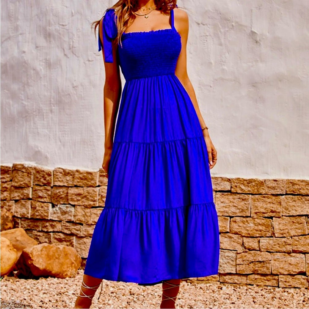 Cupshe blue dress